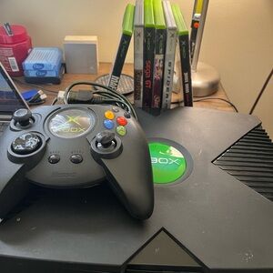 Black Console with Controller